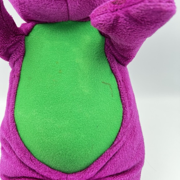 Vintage Fisher Price Mattel Barney 2001 Interactive Plush Works Talks Lights Up - Picture 3 of 12